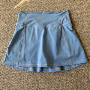 J. Crew CloudStretch high-rise sports exercise skirt skort - BLUE MIST - MEDIUM